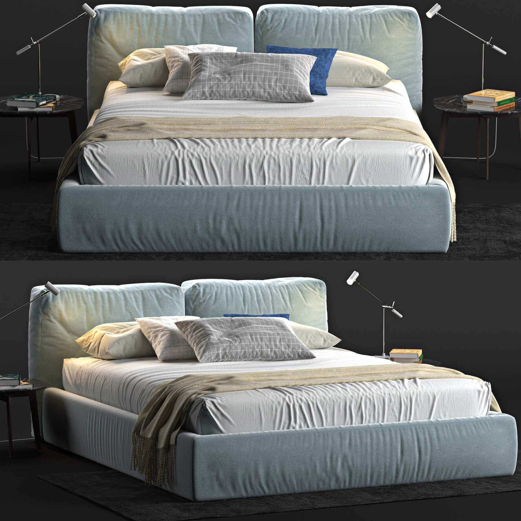 3D Model Bed Giường 006