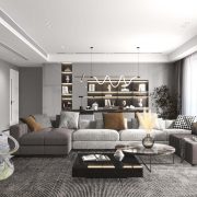 3D Interior Model Livingroom Scene LR002