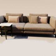 3D Model Sofa Free 003