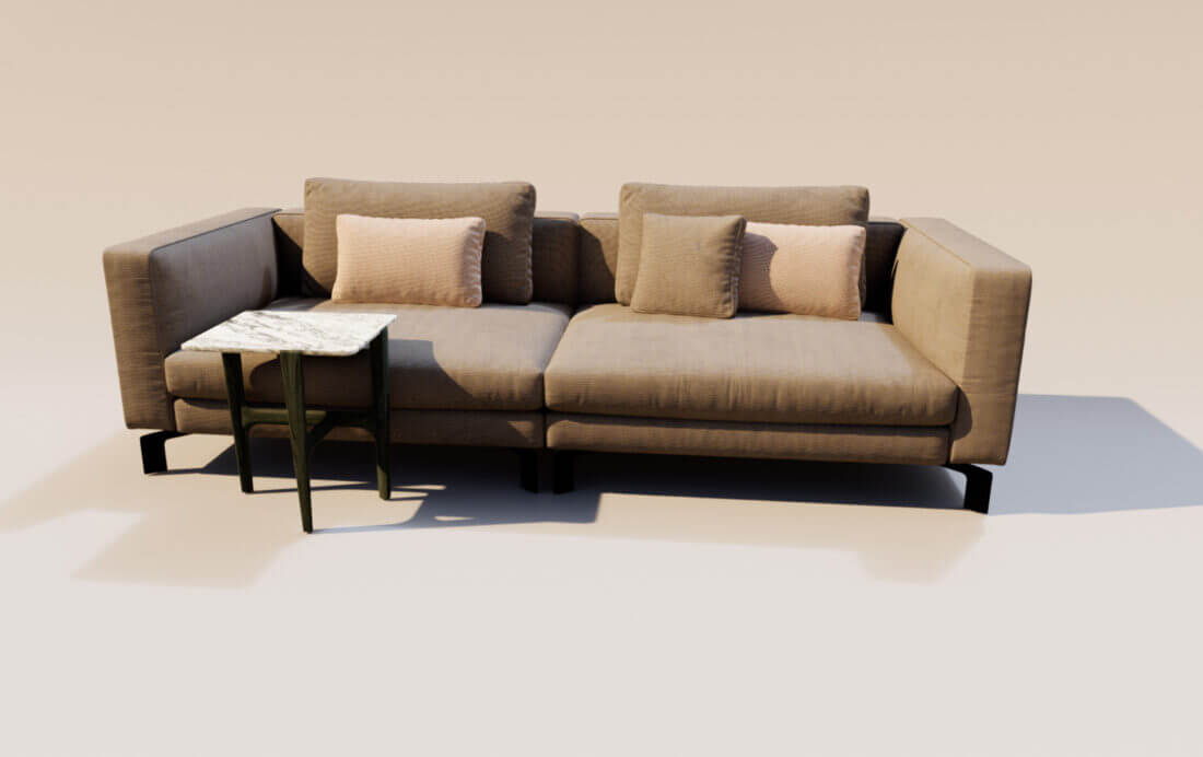3D Model Sofa Free 003