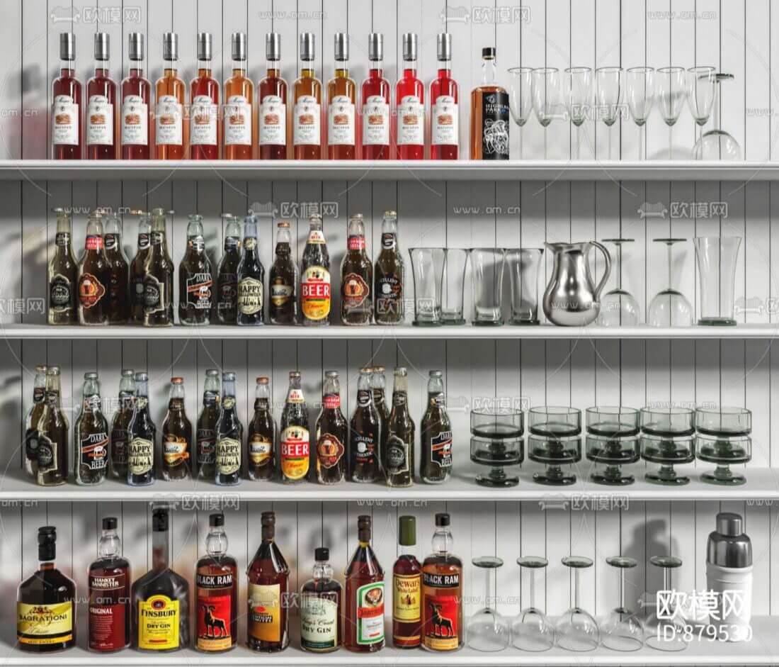 3D Model Food And Drinks Free 031