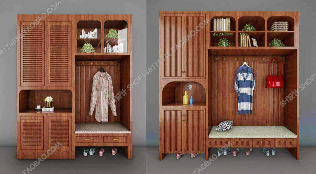 3D Model Shoe Storage Cabinet 018