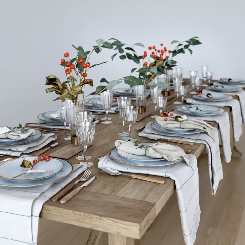 3D Model Tableware Kitchen Free 028