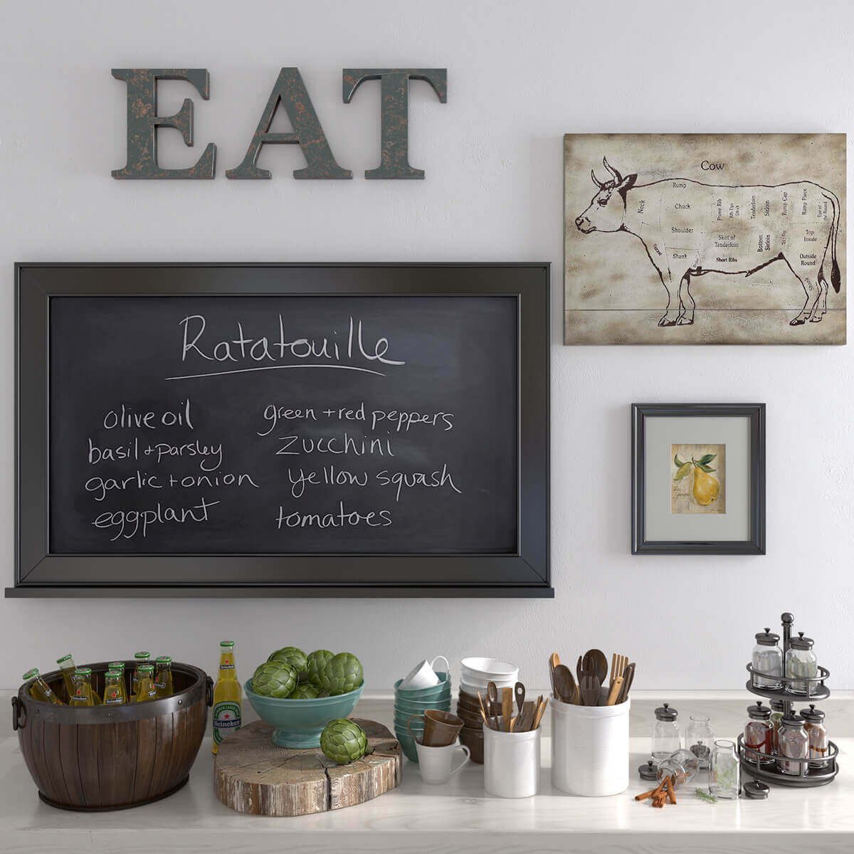 3D Model Tableware Kitchen Free 013