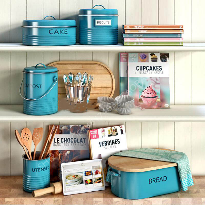 3D Model Tableware Kitchen Free 012