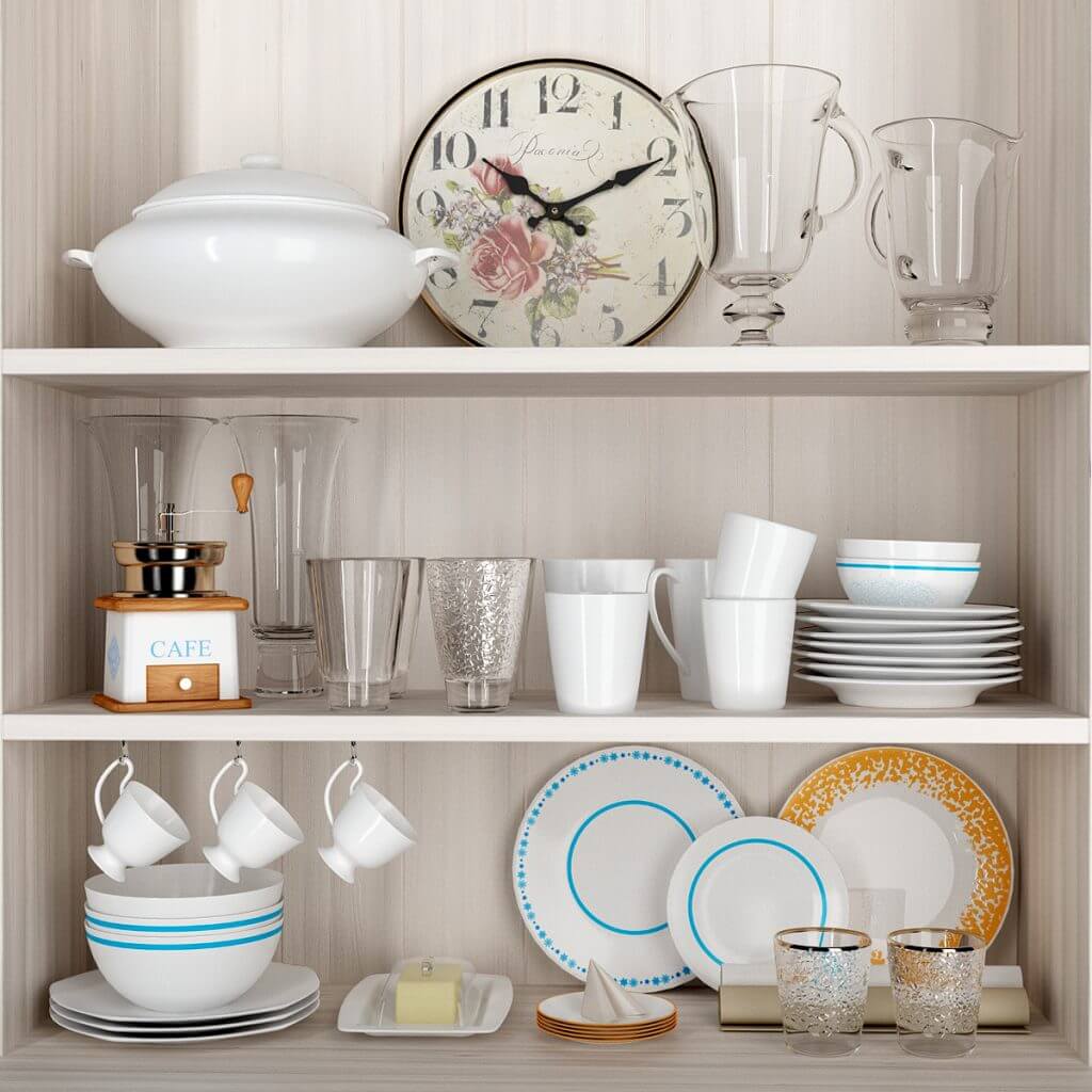 3D Model Tableware Kitchen Free 036