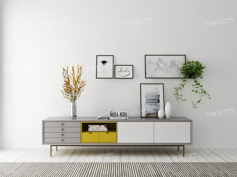 3D Model Sideboard Chest Of Drawer 016