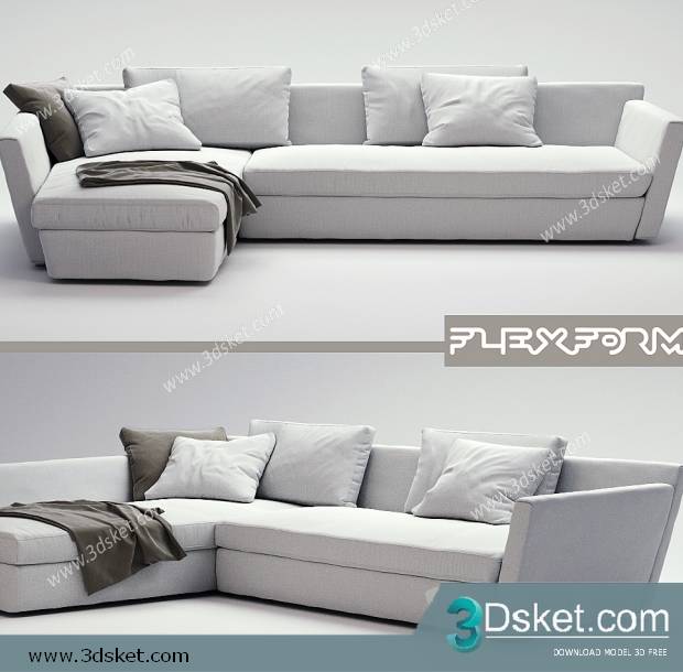 3D Model Sofa Free Download 009