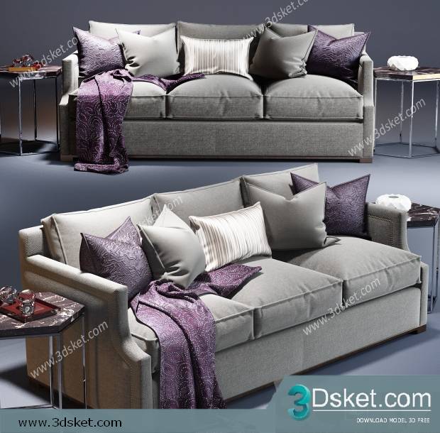 3D Model Sofa Free Download 011