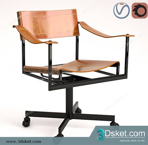 3D Model Chair 003 Free Download