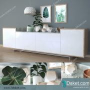 3D Model Sideboard Chest Of Drawer 024