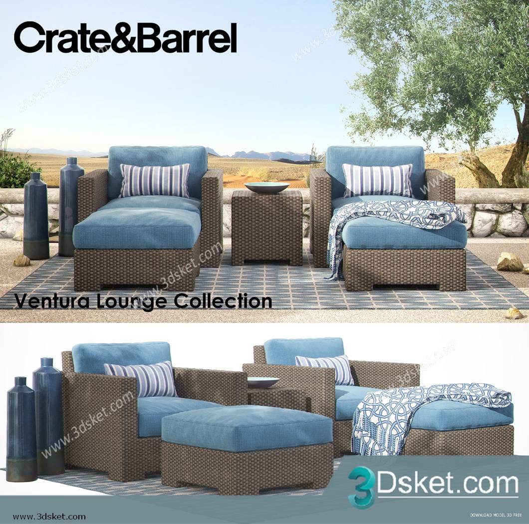 3D Model Sofa Free Download 014
