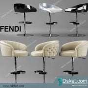 3D Model Chair 001 Free Download