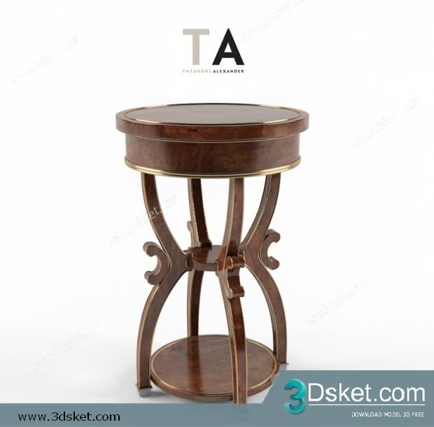 3D Model Table 012 Free Download Bàn