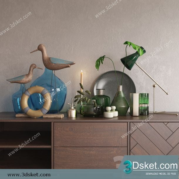 3D Model Sideboard Chest Of Drawer 181