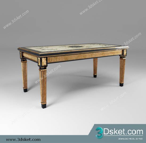 3D Model Table 063 Free Download Bàn