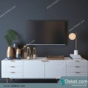 3D Model Sideboard Chest Of Drawer 182