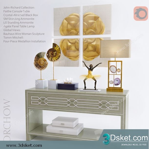 3D Model Sideboard Chest Of Drawer 184