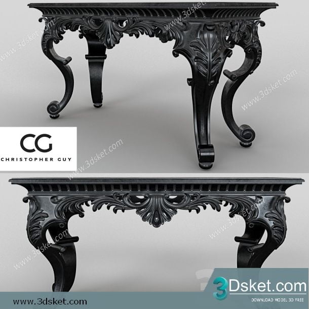 3D Model Sideboard Chest Of Drawer 185