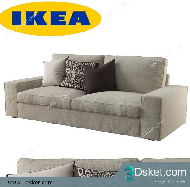 3D Model Sofa Free Download 040