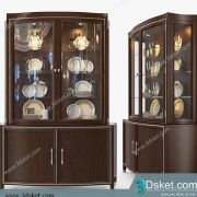 3D Display Cabinets Model 102 Free Download - Tủ trang trí