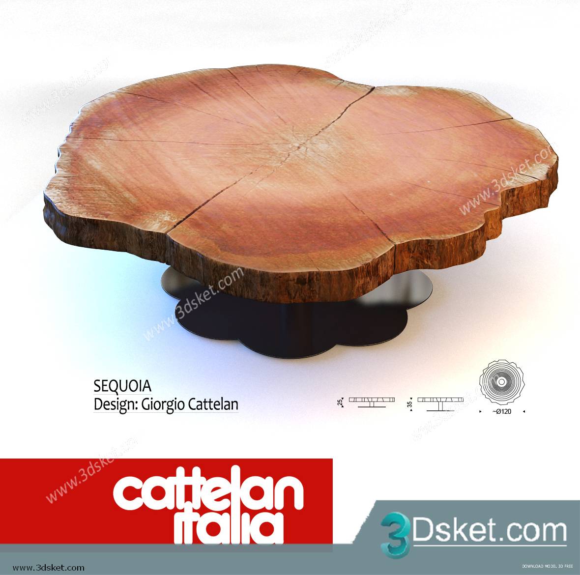 3D Model Table 065 Free Download Bàn