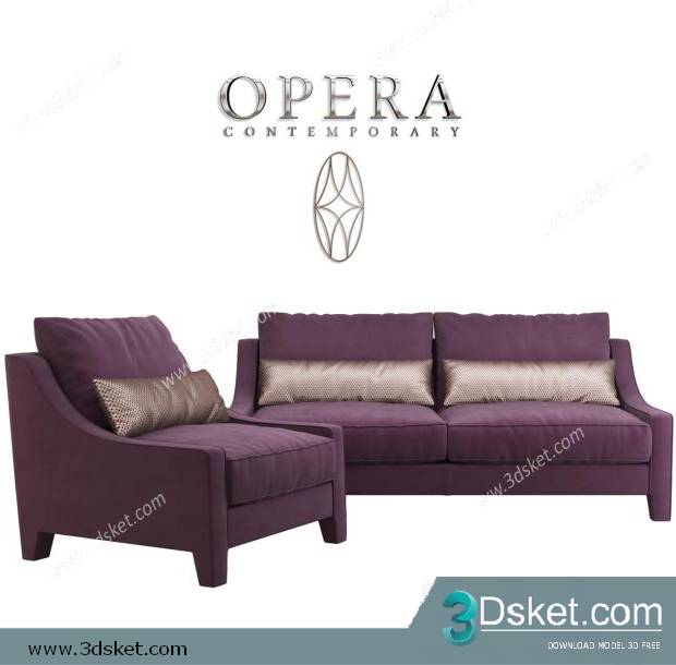 3D Model Sofa Free Download 041