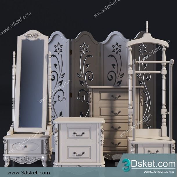 3D Model Sideboard Chest Of Drawer 192