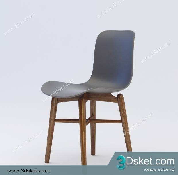 3D Model Chair 034 Free Download - Ghế