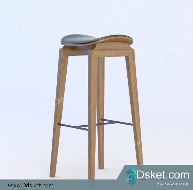 3D Model Chair 035 Free Download - Ghế