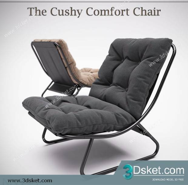 3D Model Chair 036 Free Download - Ghế