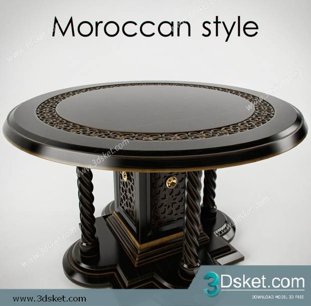 3D Model Table 024 Free Download Bàn