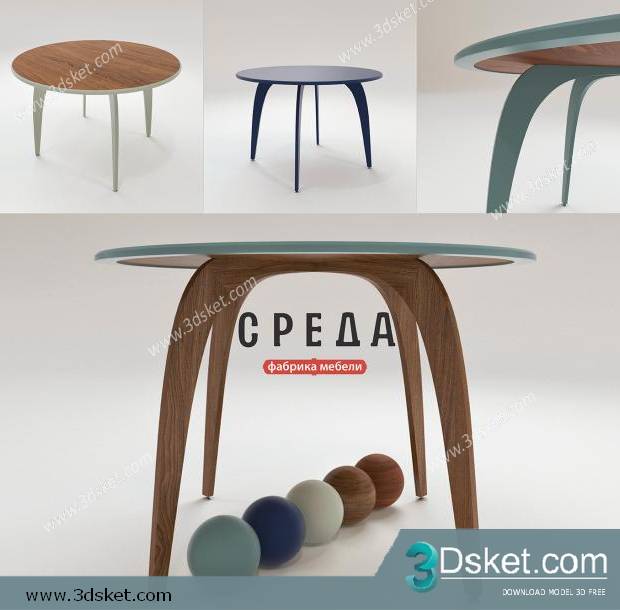 3D Model Table 066 Free Download Bàn