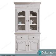 3D Display Cabinets Model 111 Free Download - Tủ trang trí