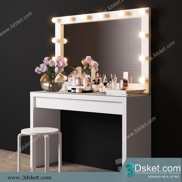 3D Model Sideboard Chest Of Drawer 195