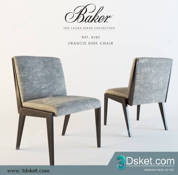 3D Model Chair 040 Free Download Ghế