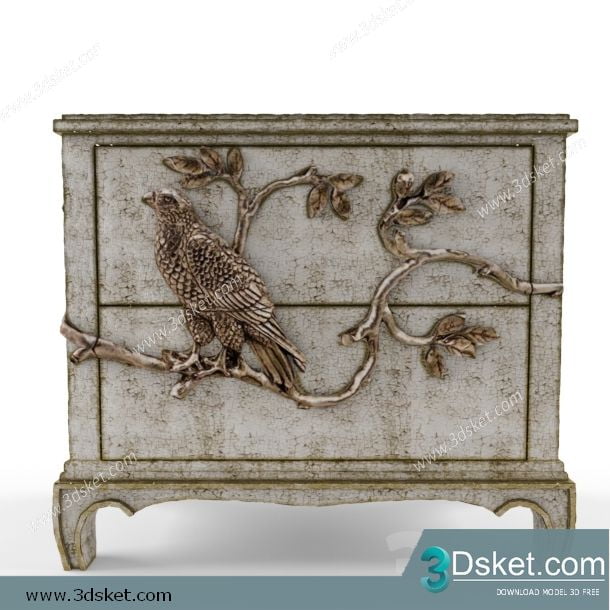 3D Model Sideboard Chest Of Drawer 031