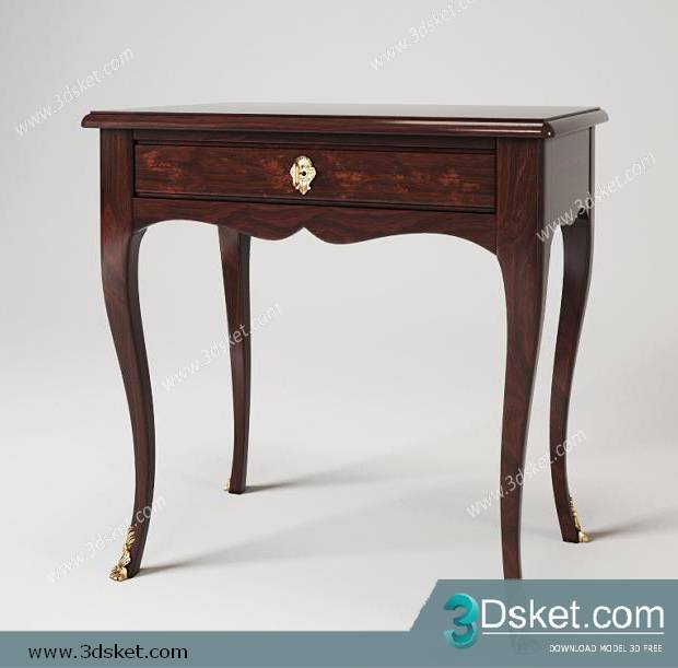 3D Model Table 072 Free Download Bàn