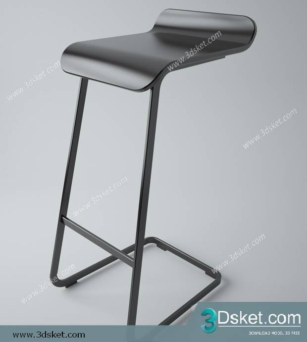 3D Model Chair 042 Free Download Ghế