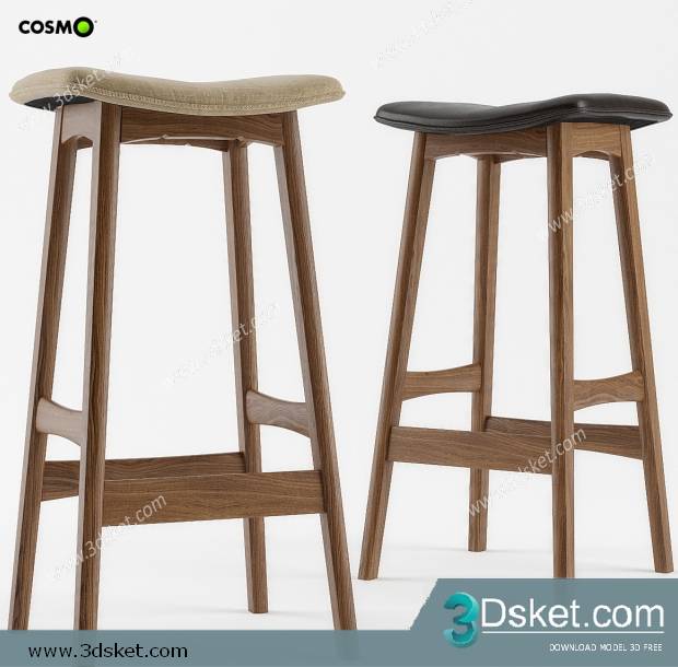 3D Model Chair 043 Free Download Ghế
