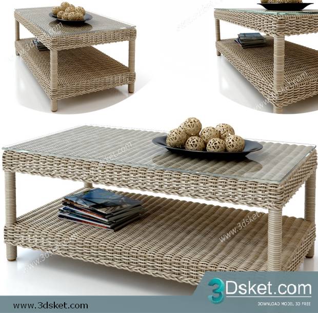 3D Model Table 025 Free Download Bàn