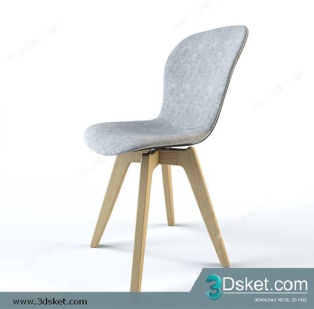3D Model Chair 044 Free Download Ghế