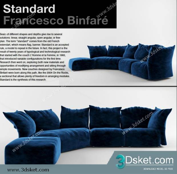 3D Model Sofa Free Download 050