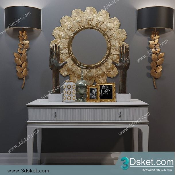 3D Model Sideboard Chest Of Drawer 202