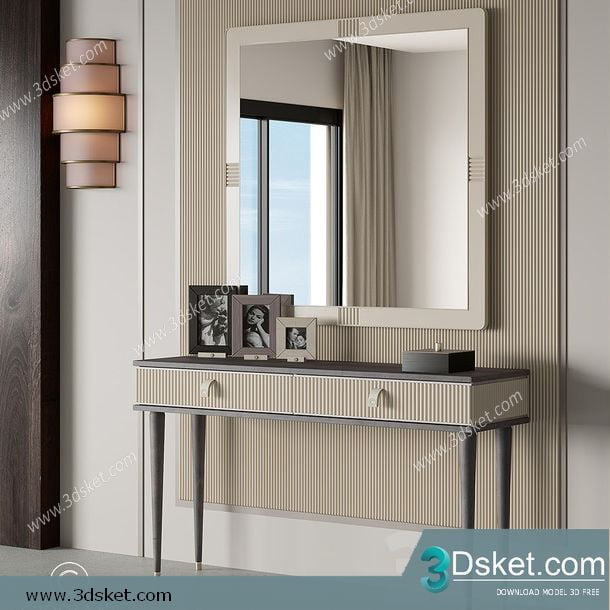 3D Model Sideboard Chest Of Drawer 206