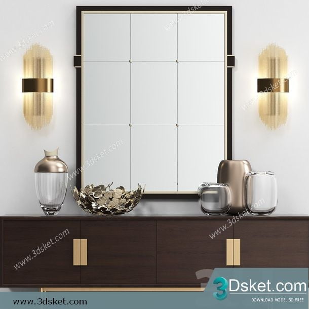 3D Model Sideboard Chest Of Drawer 207