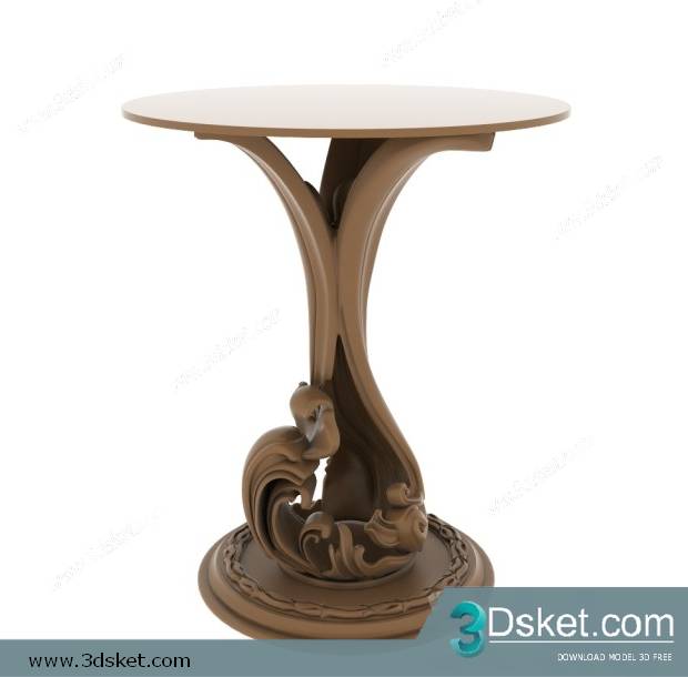 3D Model Table 074 Free Download Bàn