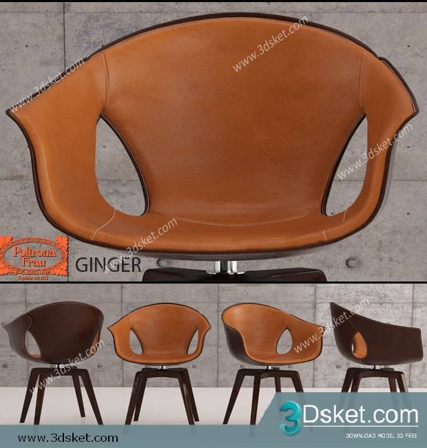 3D Model Chair 005 Free Download