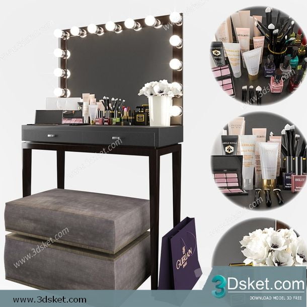 3D Model Sideboard Chest Of Drawer 209