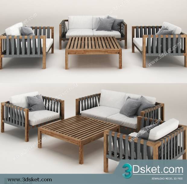 3D Model Sofa Free Download 017